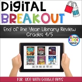 End of the Year Library Review - Digital Breakout Gr. 4/5