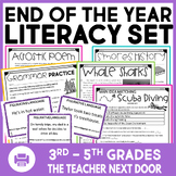 End of the Year Literacy Reading Comprehension May June Re
