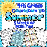 Preview of 4th Grade End of the Year Math: 5 Week Math Review Countdown (4th Grade) Bundle
