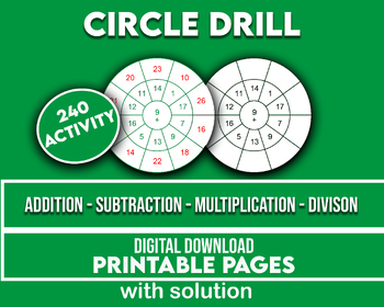 Preview of End of the Year Math Activities | Addition, Subt, Multi, Division Coloring Pages