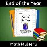End of the Year Math Activity: Mystery Puzzle for Talented