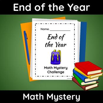 Preview of End of the Year Math Activity: Mystery Puzzle for Talented and Gifted