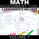End of the Year Math Assessment for Writing Math IEP Goals
