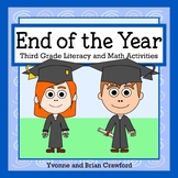 End of the Year Math & Literacy Activities 3rd Grade | Ski
