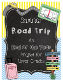 End of the Year Math Project for Upper Grades *Road Trip* Reno