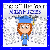 End of the Year Math Puzzles | 4th Grade | Math Enrichment