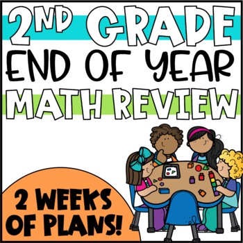 Preview of 2nd Grade Math Review | End of Year Math Activities | Spiral Review