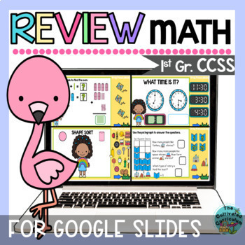 Preview of End of the Year Math Review for Google Slides™