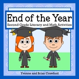 End of the Year Math and Literacy Activities Second Grade 