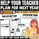 End of the Year May Help Your Teacher plan for Next Year W