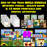 End of the Year Mega Bundle - Math and ELA - Mystery Pixel