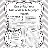 End of the Year Memories & Autographs Packet