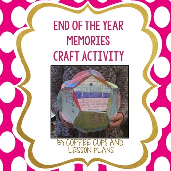 End of the Year Memory Book Backpack Craft and Writing Activities Bulletin  Board – Schoolgirl Style