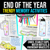 End of the Year Memory Activities - Stanley Cup, Crocs, & 