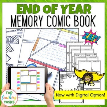 Preview of End of the Year Memory Book - Print and Digital Version