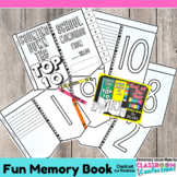 End of the Year Memory Book 3rd 4th 5th Grades