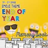 End of the Year Memory Book Activities - Emoji Theme