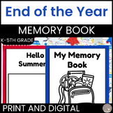 End of the Year Memory Book Activity