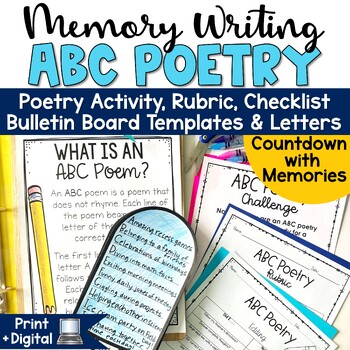 Preview of End of the Year Bulletin Board ABC Countdown to Summer Writing Memory Book