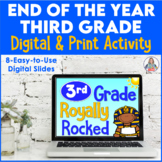 End of the Year Memory Book Activity Third Grade Digital a
