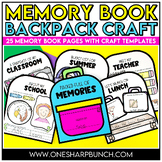 End of the Year Memory Book Backpack Craft & Writing Activ