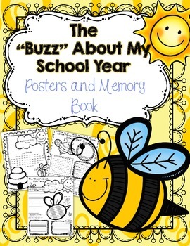 Preview of End of the Year: Memory Book Bee Themed