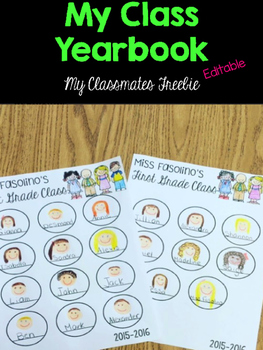 Digital & Printable End of the Year Memory Book