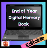 End of the Year Memory Book Digital Editable Predesigned p