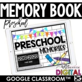 End of the Year Memory Book Distance Learning Preschool 