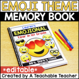 End of the Year Memory Book | Editable Emoji Memory Book
