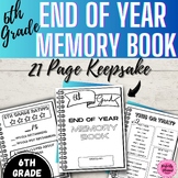 End of the Year | Memory Book {Grade 6} Fun Summer Keepsak