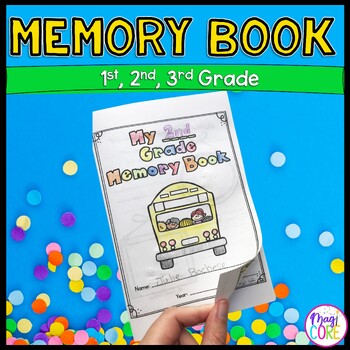 Preview of End of the Year Memory Book - 1st, 2nd, 3rd Grade