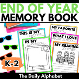 End of the Year Memory Book, Kindergarten, 1st Grade, 2nd 