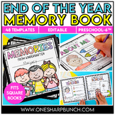 End of the Year Memory Book Activities | Kindergarten Memory Book