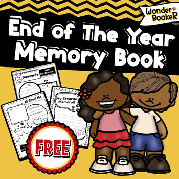 Preview of End of the Year Memory Book, Kindergarten Memory Book,End Of the Year Activities
