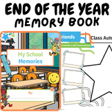 End of the Year Memory Book Last Week of School Activities