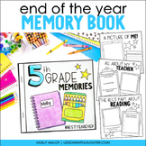 End of the Year Memory Book Last Week of School Activity