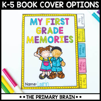 End of the Year Elementary Memory Book Graduation Yearbook for Summer