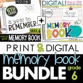 End of the Year Memory Book *PRINT & DIGITAL Bundle* (6th 