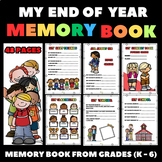 End of the Year Memory Book Packet (Grades K-6) Last Week 