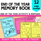 End of the Year Memory Book - Print and DIGITAL versions