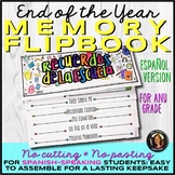 End of the Year Memory Book Spanish (Español) Version Any 