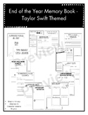 End of the Year Memory Book Taylor Swift Themed - no prep