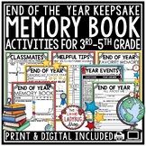 End of Year Memory Book 3rd 4th 5th Grade Last Week of Sch