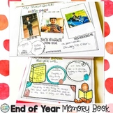 End of the Year Memory Book Writing Prompt Printable & Dig