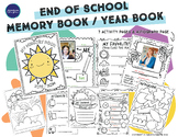 End of the Year Memory Book / Year Book GOOGLE SLIDES Version