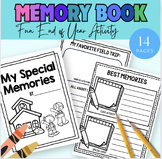 Preview of End of the Year Memory Book - Fun End of Year Reflection