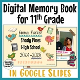 End of the Year Memory Book for 11th Grade, Digital Scrapb