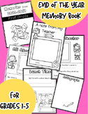End of the Year- Memory Book for Elementary Grades 1-5