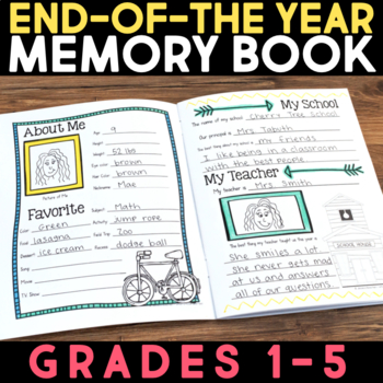 End of Year Memory Book: Grades 2-3 - Tejeda's Tots